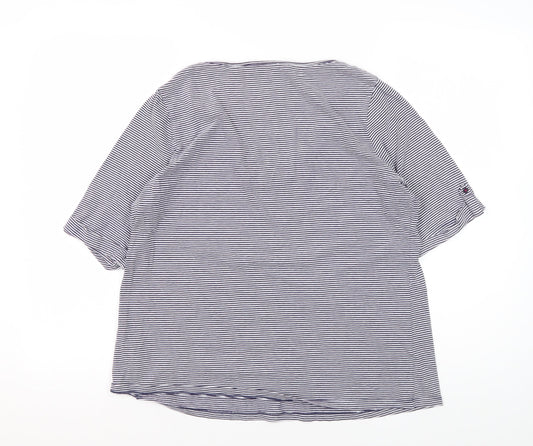 Marks and Spencer Women's Striped T-Shirt, Size 18
