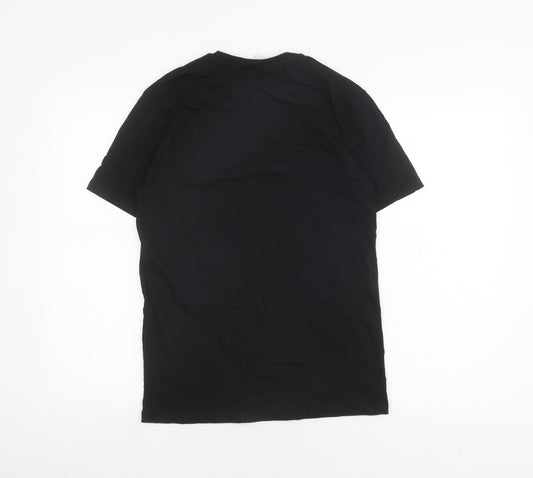 NASA Men's Black S Space Graphic Print T-Shirt