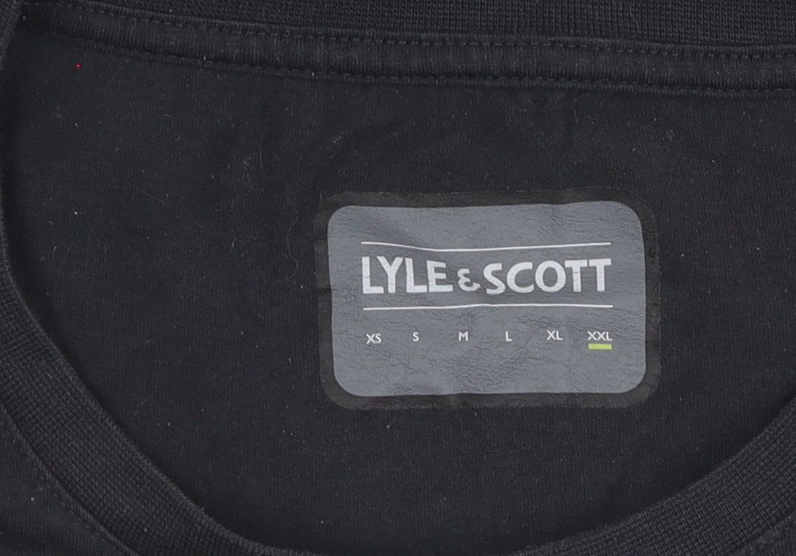Lyle & Scott Men's Black XL Crew Neck T-Shirt