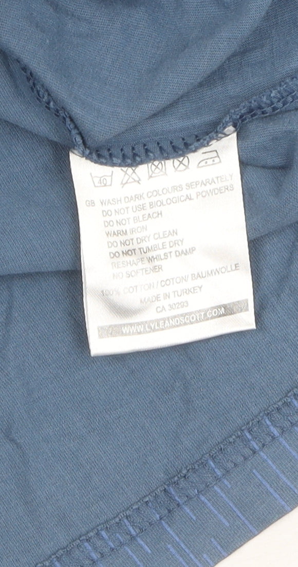 Lyle & Scott Men's Blue XL Polo Shirt