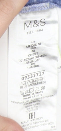 Marks & Spencer Men's Blue M Graphic Tee