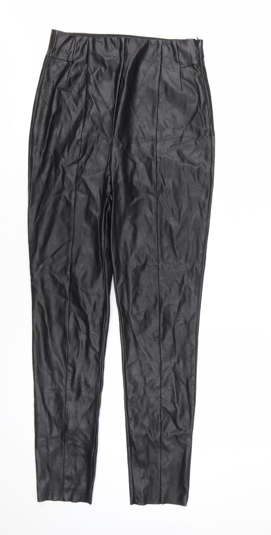 Womens UK Size 10 ASOS Design Classic Fit Casual Black Trousers