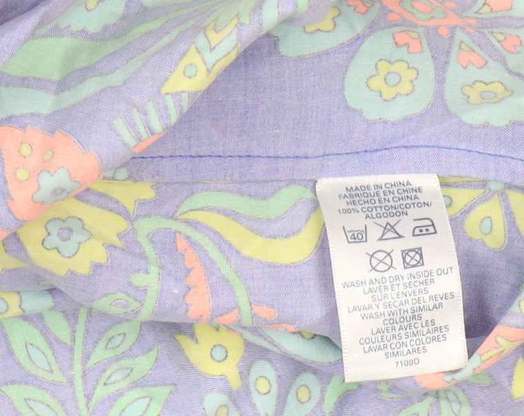 French Connection Womens Blue Floral Shift Dress 14