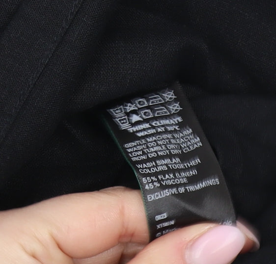 Womens UK Size 14 Marks and Spencer Black Camisole Tank