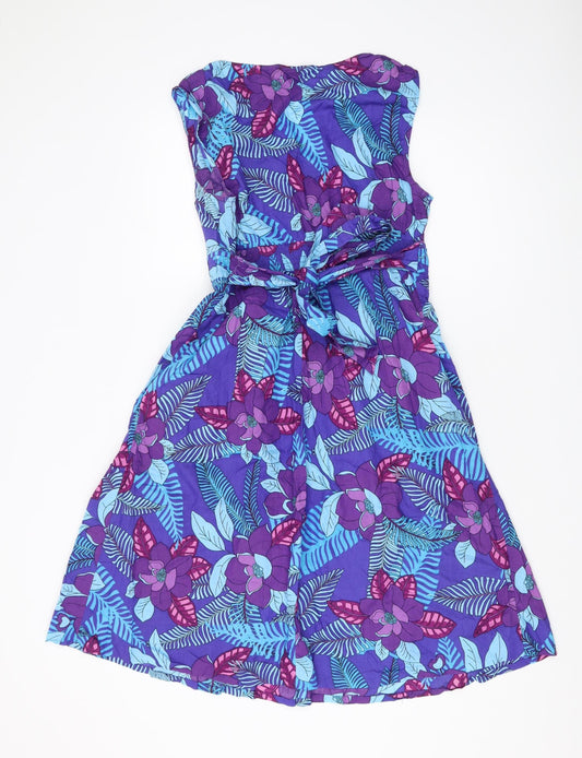 Debenhams Women's Multicolour Floral Dress - Size 12
