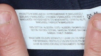 The Stronghold Men's Blue Crew Neck T-Shirt M