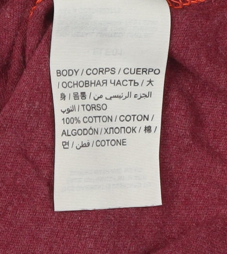 Superdry Men's Red Vintage T-Shirt, Size S, Cotton, Logo