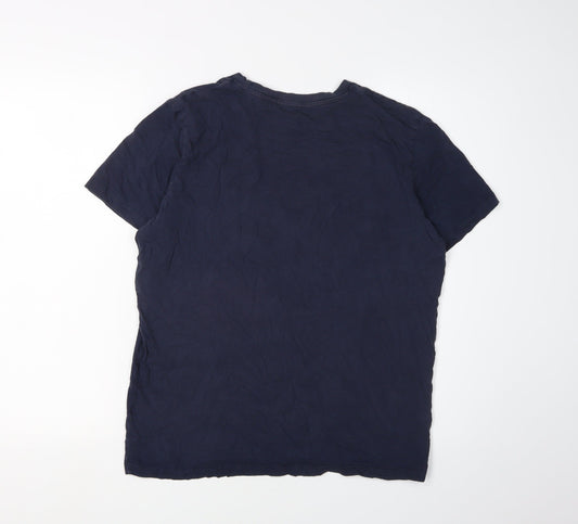 Mens UK Size L JACK & JONES Blue T-Shirt