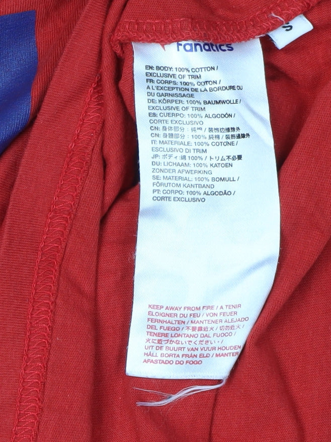 NFL Team Apparel Men's Red S Sports T-Shirt