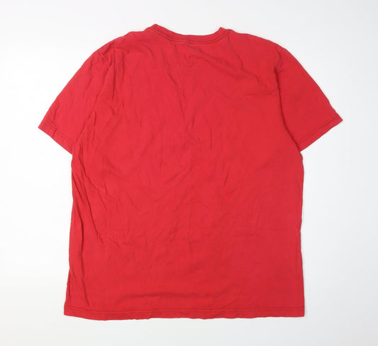Nike Men's XL Red Short Sleeve Crew Neck T-Shirt