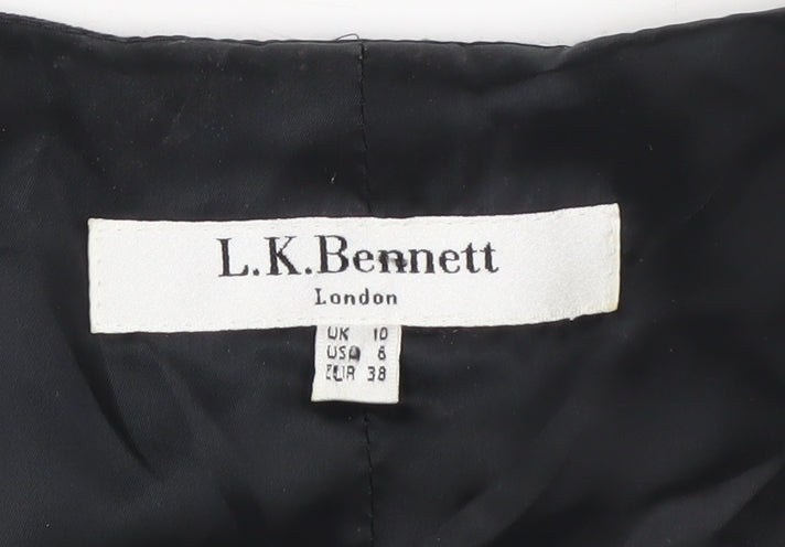 L.K. Bennett Women's Purple Sheath Dress Size 10