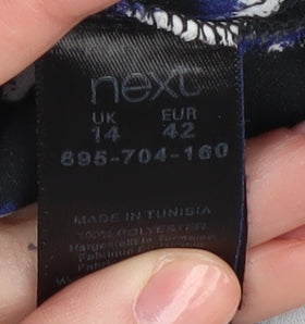 Womens UK Size 14 NEXT Black Blouse