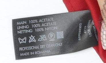 Debenhams Red Sleeveless Party Dress Size 10