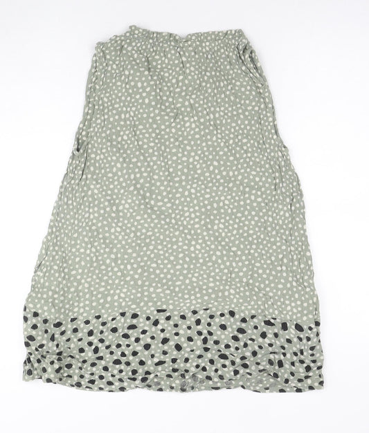Womens UK Size 12 Fat Face Green Tunic Blouse