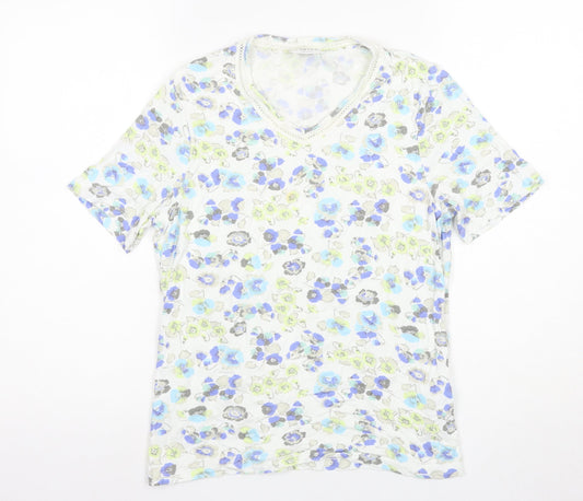 Womens UK Size 10 Eastex Multicoloured T-Shirt