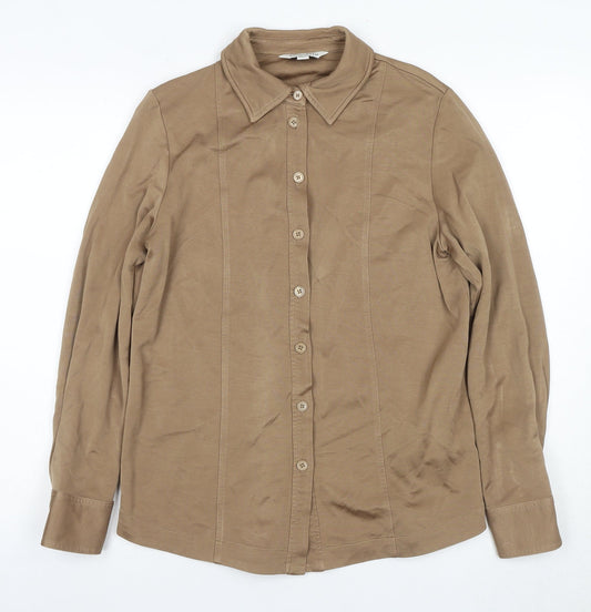 Additional front view of Autograph Women's Brown Basic Jacket, size 10