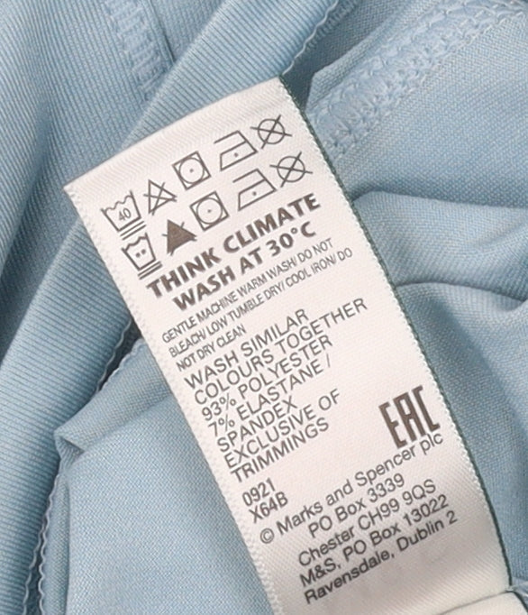 Marks and Spencer Blue Women's Active T-Shirt Size 8