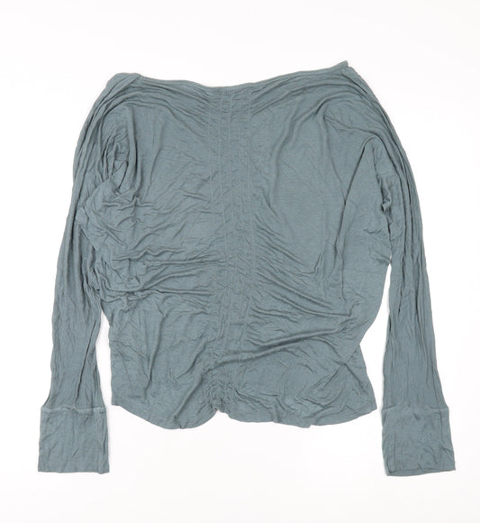 Womens UK Size 10 Topshop Green T-Shirt
