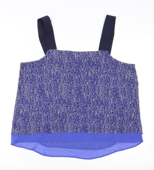 Womens UK Size 14 NEXT Blue Camisole Tank