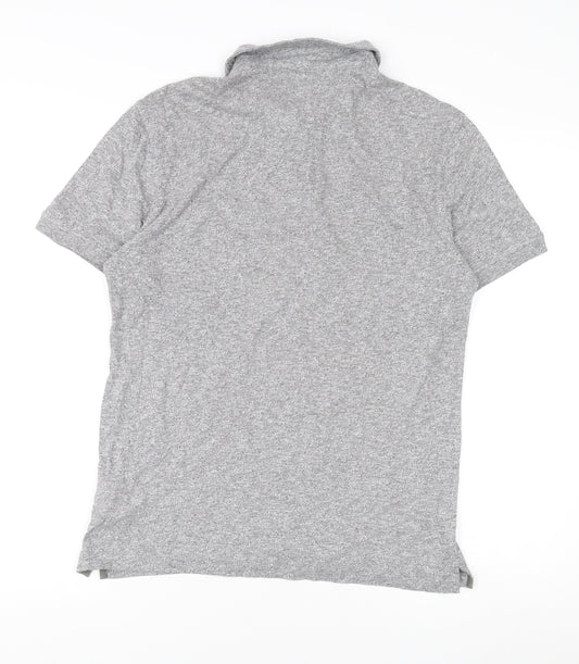 GAP Men's Grey Polo Shirt S Cotton Blend Casual