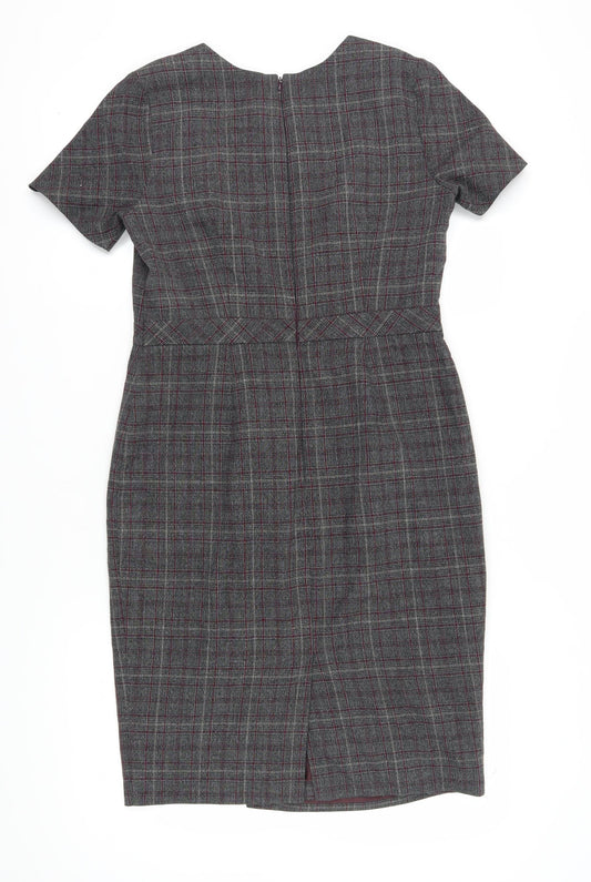 Marks and Spencer Women Grey Sheath Dress Size 12