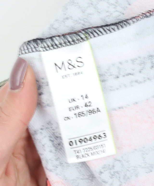 Womens UK Size 14 Marks and Spencer Multicoloured Blouse