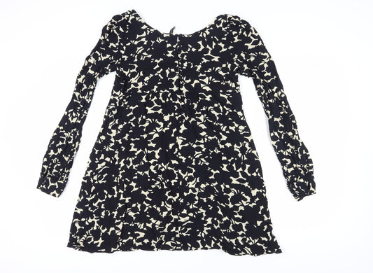 Topshop Women's Black Shift Dress Size 14