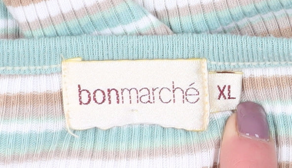 Womens UK Size XL Bonmarché Multicoloured Basic Tank