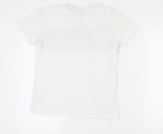 Superdry Men's White Vintage T-Shirt Size S