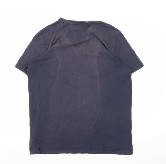 Tommy Hilfiger Men's Blue Crew Neck T-Shirt L