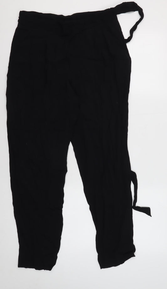 Womens UK Size 4 DKNY Black Trousers