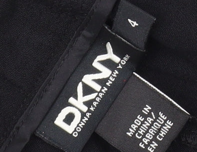 Womens UK Size 4 DKNY Black Trousers