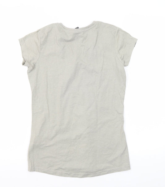 Karrimor Women's Grey V-Neck T-Shirt Size 8