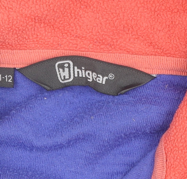 Higear Girls Purple Fleece Pullover Sweatshirt 11-12 Years