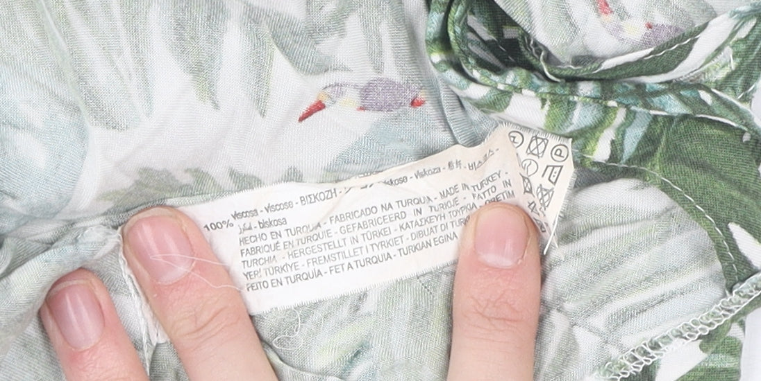 Bershka Women's Multicoloured XS Tunic Top