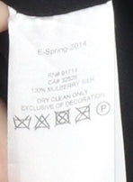 Armani Exchange Women's Black Silk Sheath Dress Size 2