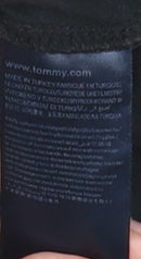 Tommy Hilfiger Mens Black L Cotton Crew Neck T-Shirt