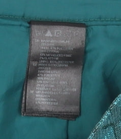 H&M Women's Blue Animal Print Short Skirt, Size 10