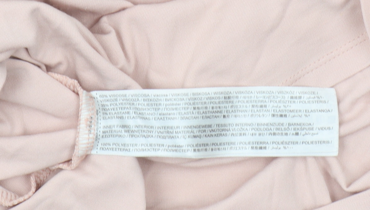 Womens UK Size M MNG Pink Basic Blouse