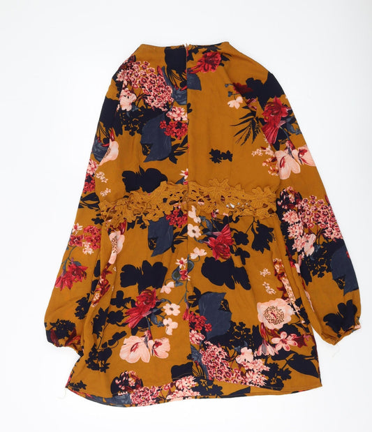 AX Paris Women's Multicoloured Floral Shift Dress