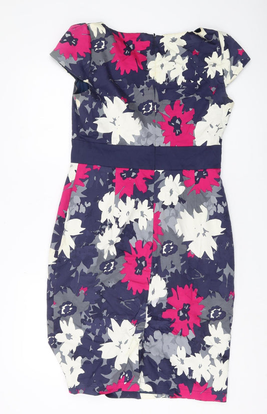 Marks and Spencer Women's Multicoloured Floral Sheath Dress