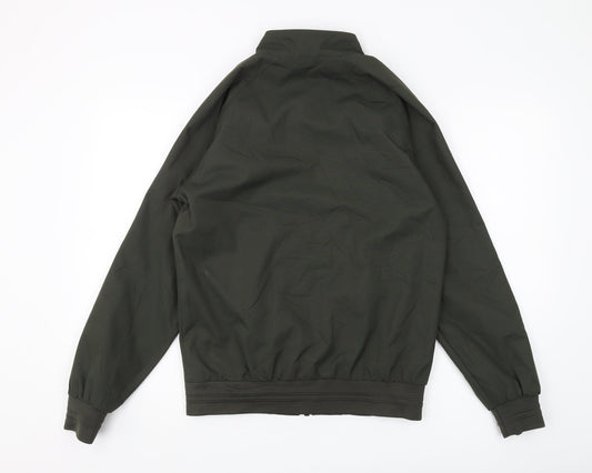Mens UK Size S Burton Menswear Green Bomber Jacket