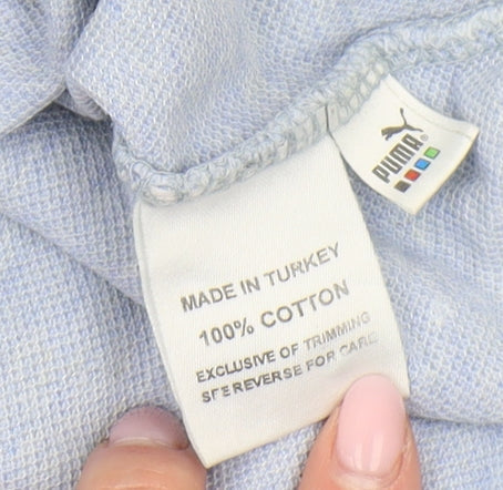 Puma Men's Blue XL Polo Shirt Short Sleeve Casual