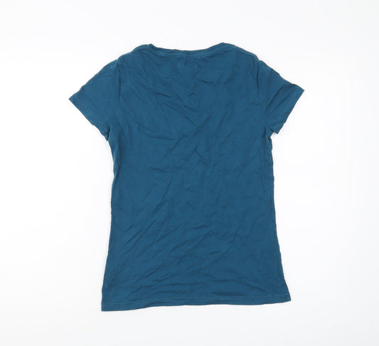 Jack Wills Blue Women's T-Shirt UK 8