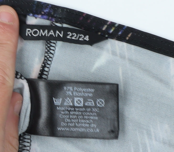 Womens UK Size 22 Roman Multicoloured Tunic Tunic