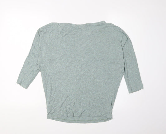 Womens UK Size S Tahari Green Basic Blouse
