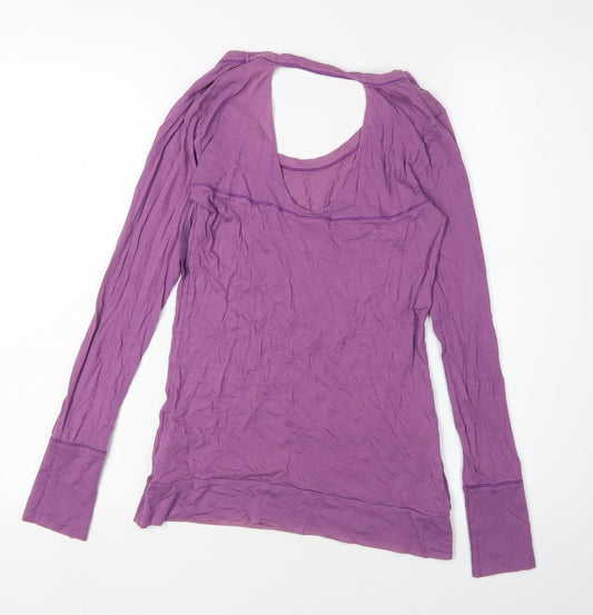 Puma Women's Purple Long Sleeve Activewear Top