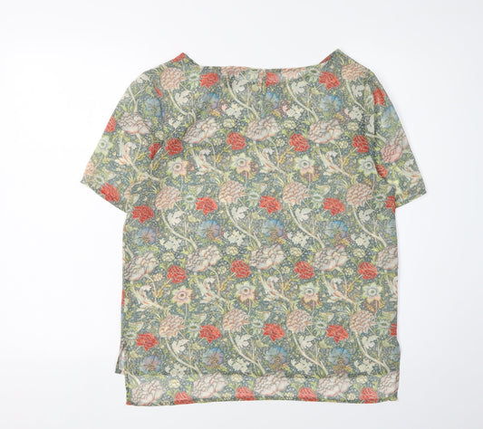 Womens UK Size 12 MNG Collection Multicoloured Tunic Blouse