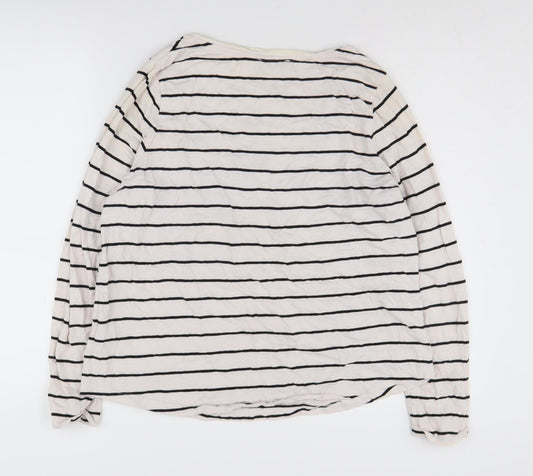 Womens UK Size 16 Marks and Spencer White Pullover Jumper