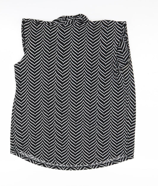 Womens UK Size 12 NEXT Black Blouse